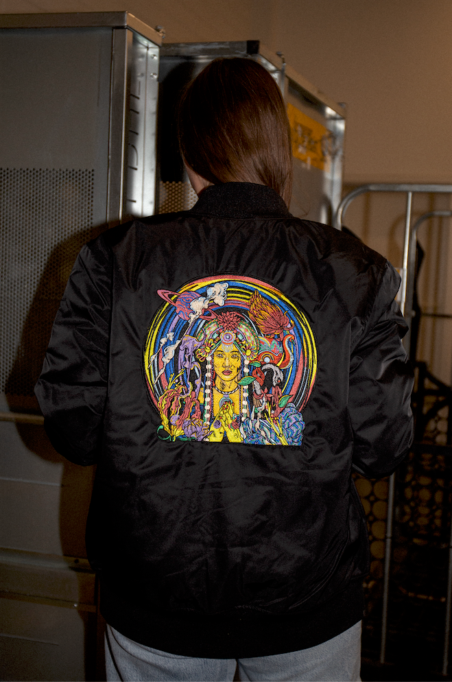Indica Unsiex College Bomber Jacket