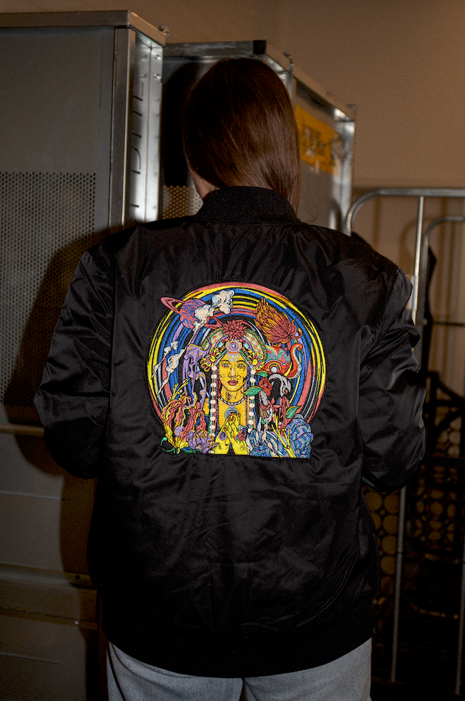 Indica Unsiex College Bomber Jacket