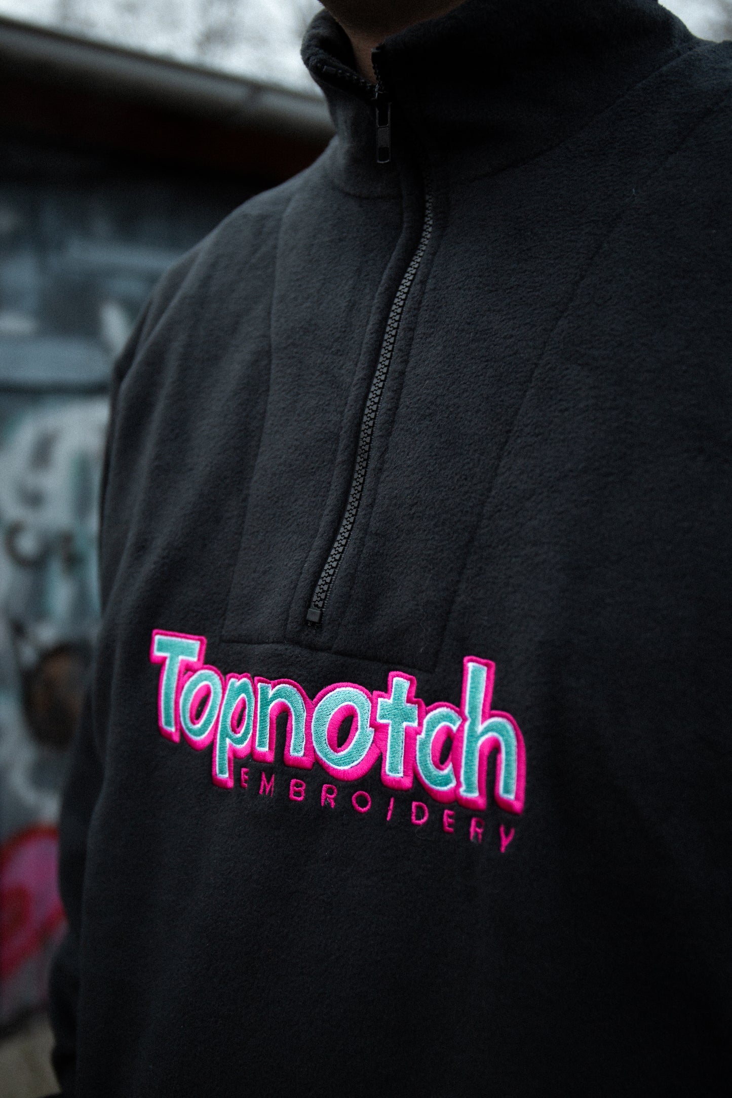 Polartec Fleece Troyer Black