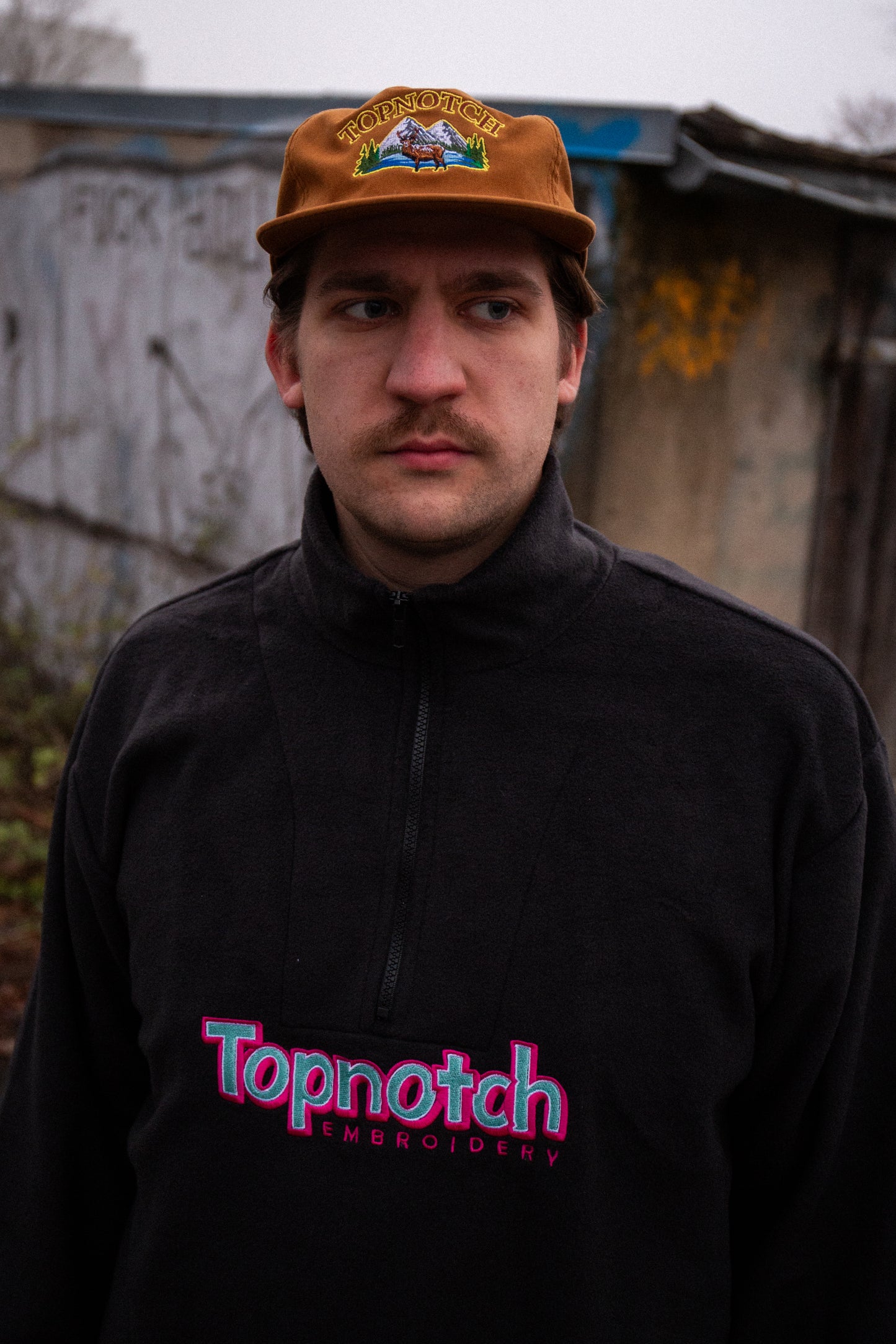 Vintage Snapback Cap Deer