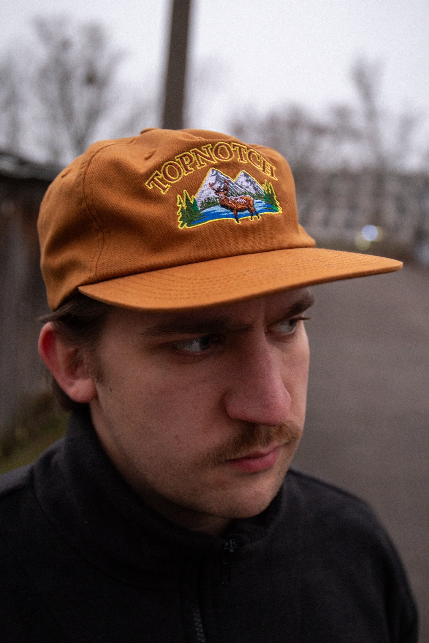 Vintage Snapback Cap Deer