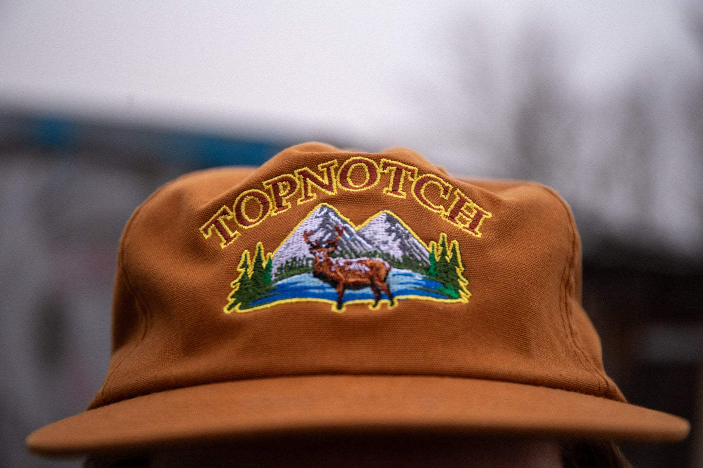 Vintage Snapback Cap Deer