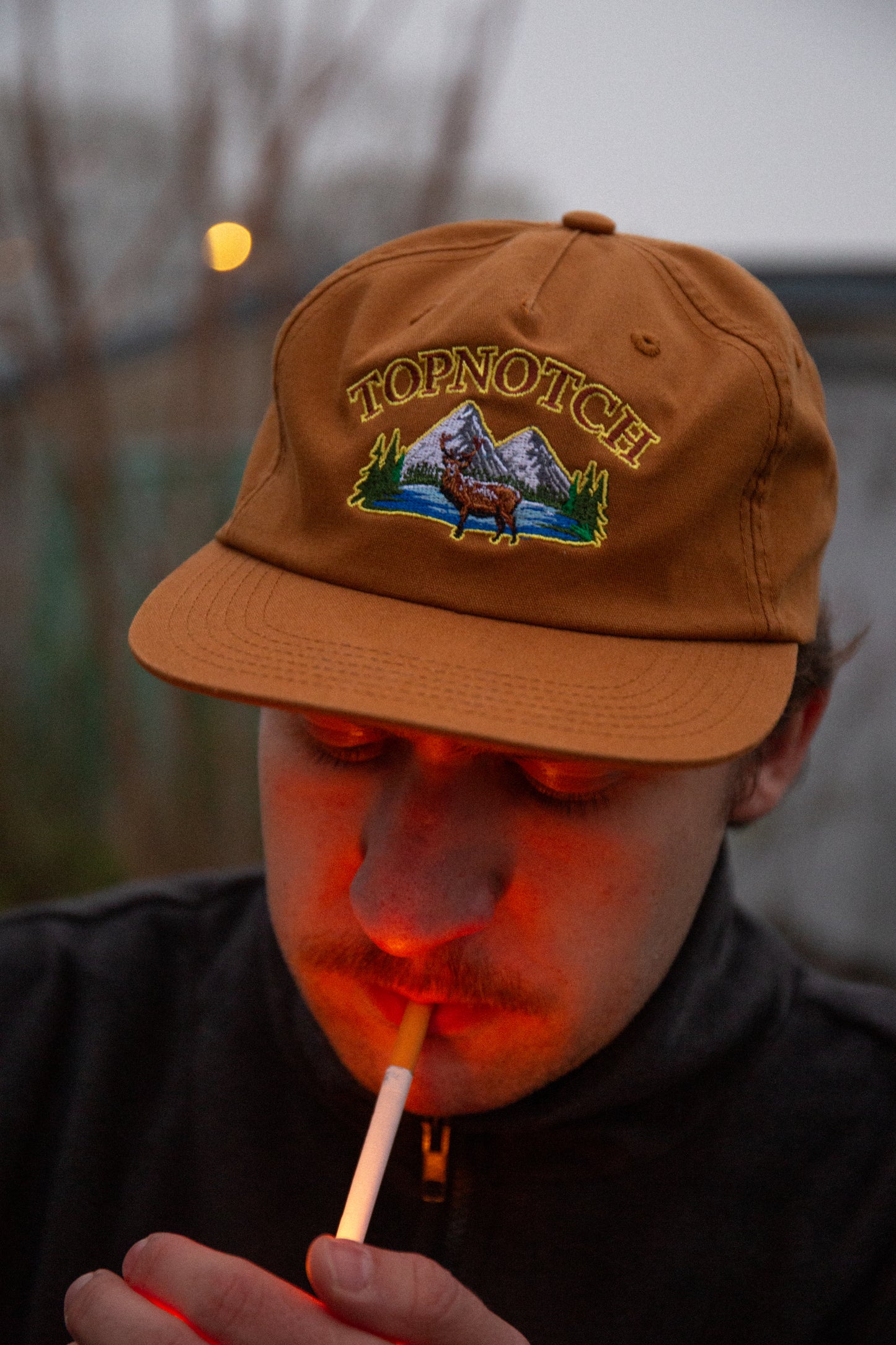 Vintage Snapback Cap Deer